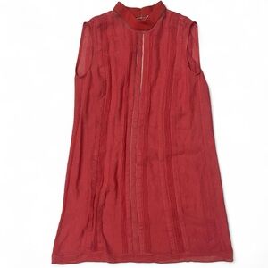 BCBG Maxazria Runway red sleeveless dress